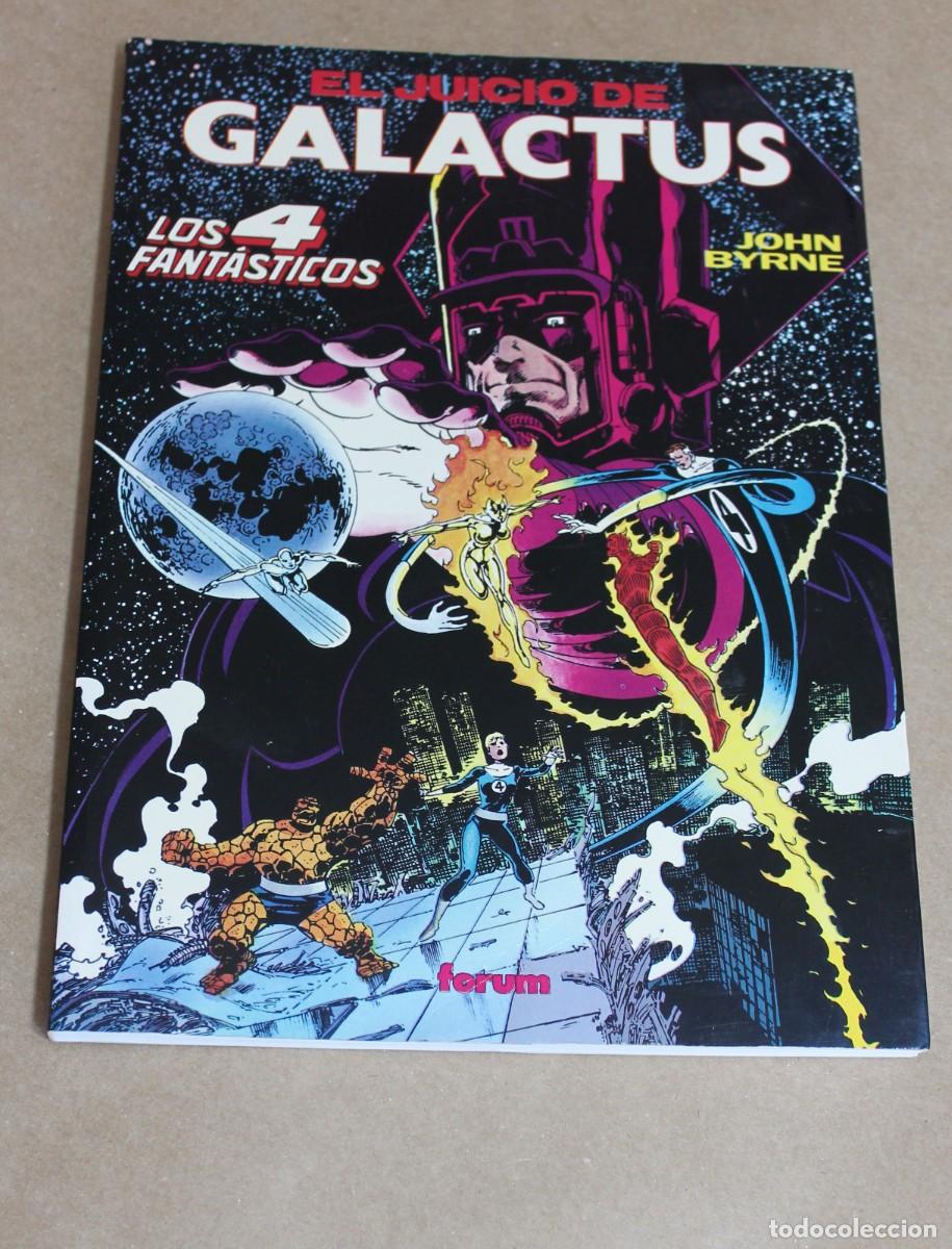 C&oacute;mics: OBRAS MAESTRAS 4 &ndash; LOS 4 FANT&Aacute;STICOS - El juicio de GALACTUS - Planeta 1992 - Muy buen estado