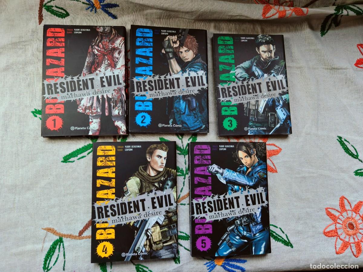 C&oacute;mics: Resident Evil: Marhawa Desire. Completa. N&uacute;mero 1-5. Naoki Serizawa. Planeta. Tapa blanda.