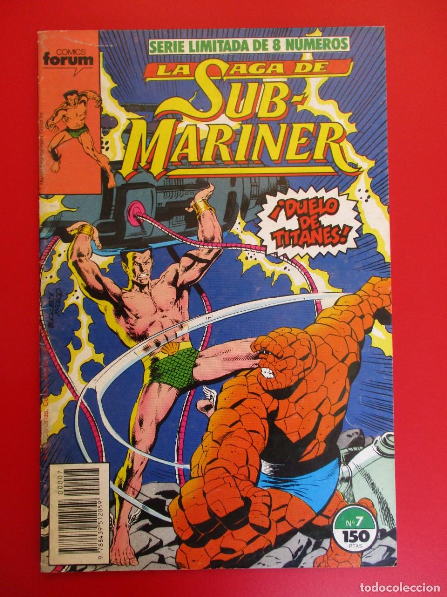 C&oacute;mics: NAMOR (1989, PLANETA-DEAGOSTINI) -LA SAGA DE SUB-MARINER- 7 &middot; XII-1989 &middot; DUELO DE TITANES