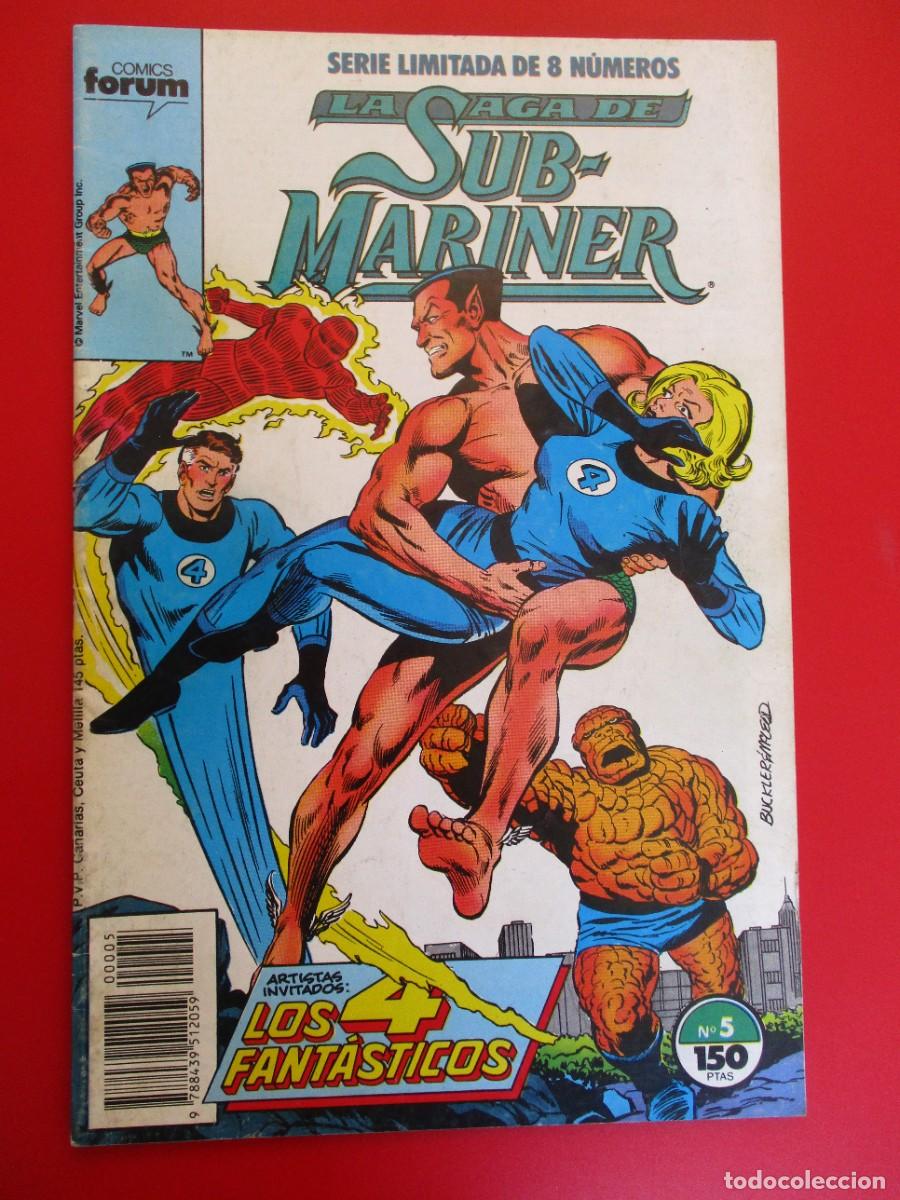 Comics: NAMOR (1989, PLANETA-DEAGOSTINI) -LA SAGA DE SUB-MARINER- 5 &middot; X-1989 &middot; LOS 4 FANTASTICOS