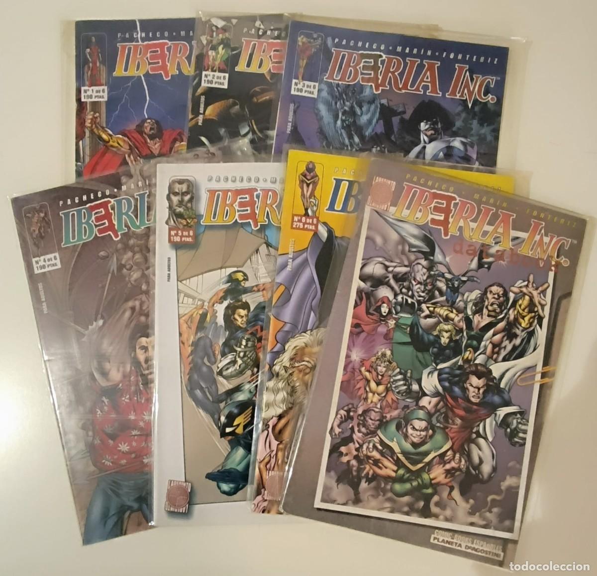 C&oacute;mics: Iberia Inc (Colecci&oacute;n Completa 1-6 + Databook) - Carlos Pacheco / Mar&iacute;n / Fonteriz 1996 - MINT