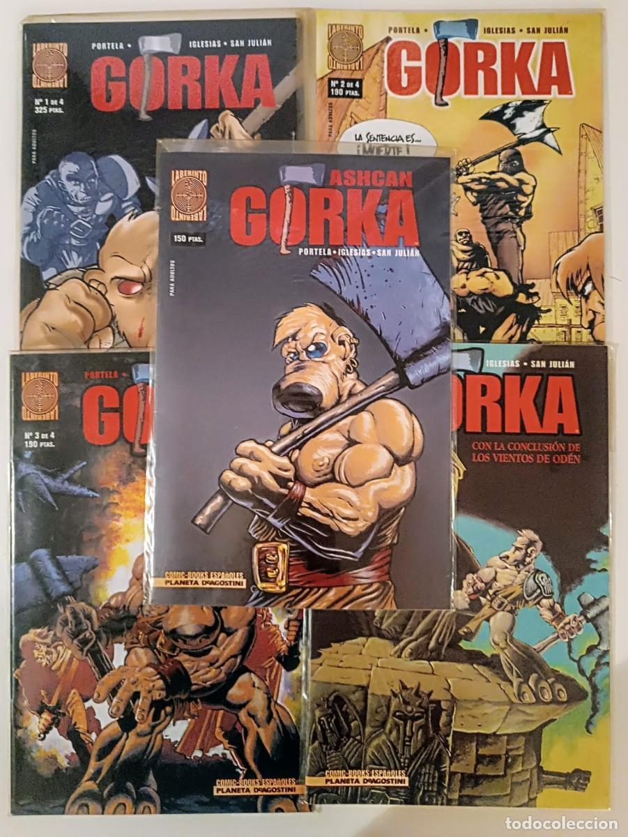 C&oacute;mics: Gorka (Colecci&oacute;n Completa 1-4 + Especial Ashcan) - Portela / San Juli&aacute;n 1998 - MINT