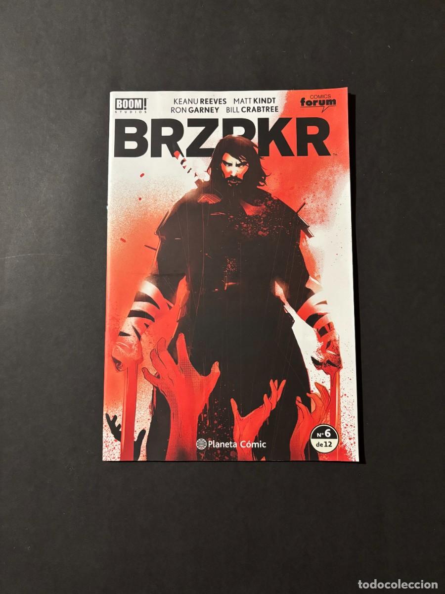 C&oacute;mics: BRZRKR N&ordm; 6 Keanu Reeves Planeta C&oacute;mic Con Funda