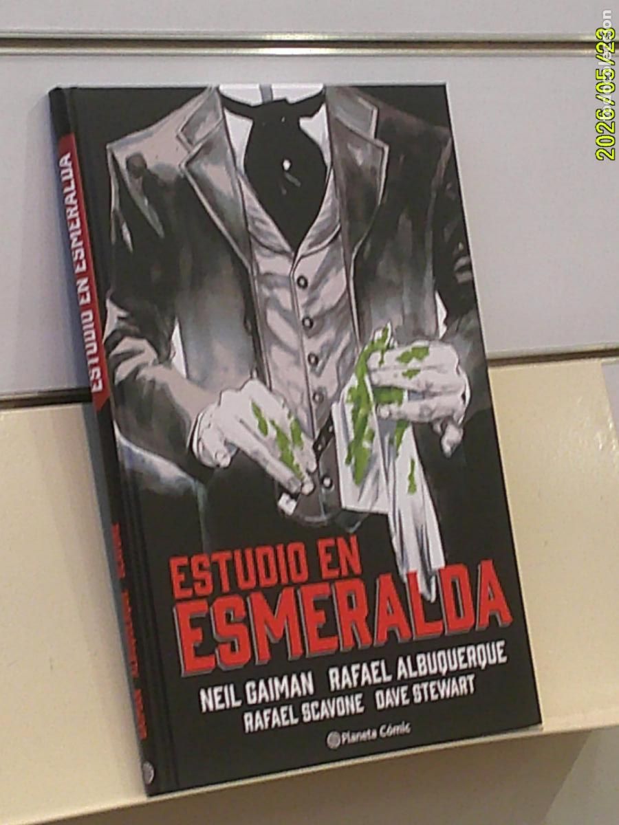 C&oacute;mics: ESTUDIO EN ESMERALDA NEIL GAIMAN TOMO TAPA DURA - PLANETA OFERTA