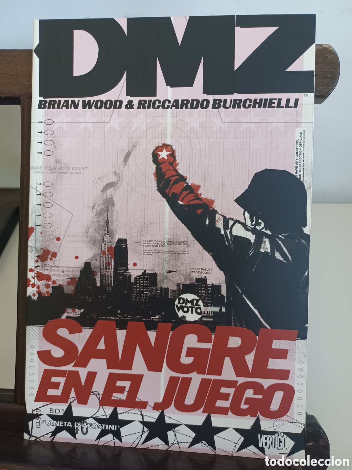 C&oacute;mics: DMZ Sangre en el juego/ Wood & Burchielli/ Planeta DeAgostini/ NUEVO A ESTRENAR