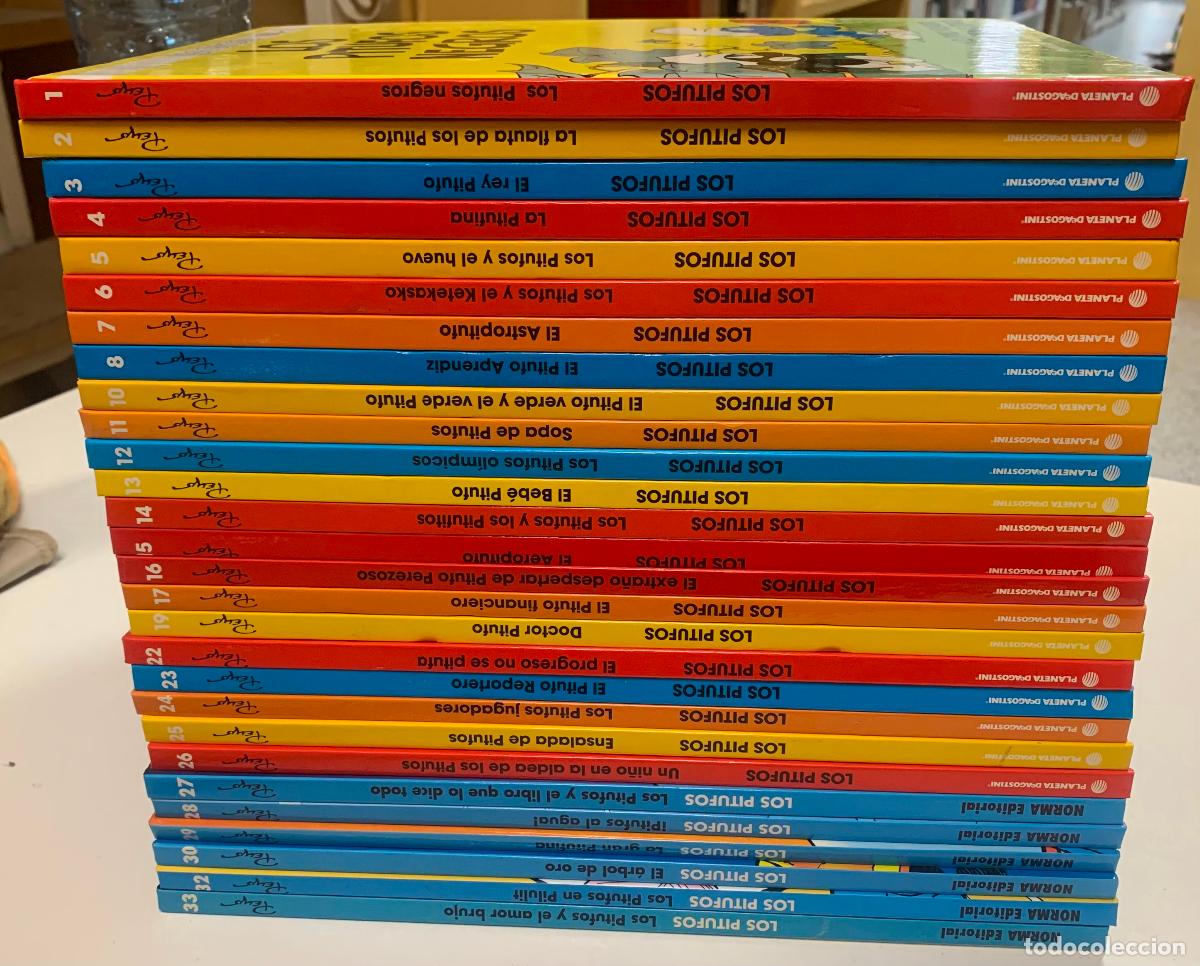 C&oacute;mics: LOS PITUFOS DE PEYO / LOTE CON 28 TOMOS (ENTRE EL 1 Y EL 33) / PLANETA DEAGOSTINI - NORMA ED.