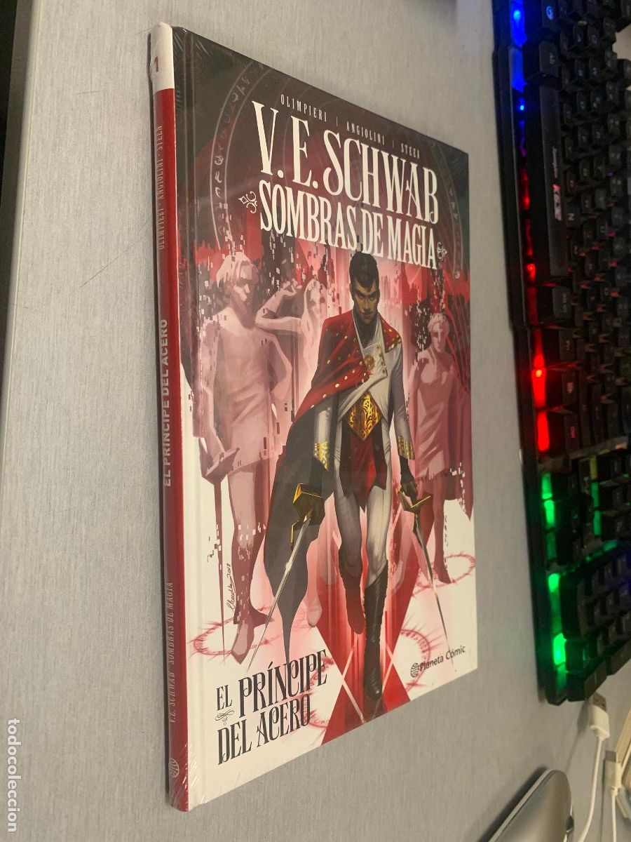 C&oacute;mics: V.E. SCHWAB SOMBRAS DE MAGIA N&ordm; 1: EL PR&Iacute;NCIPE DEL ACERO / OLIMPIERI, ANGIOLINI, STEEN / PLANETA