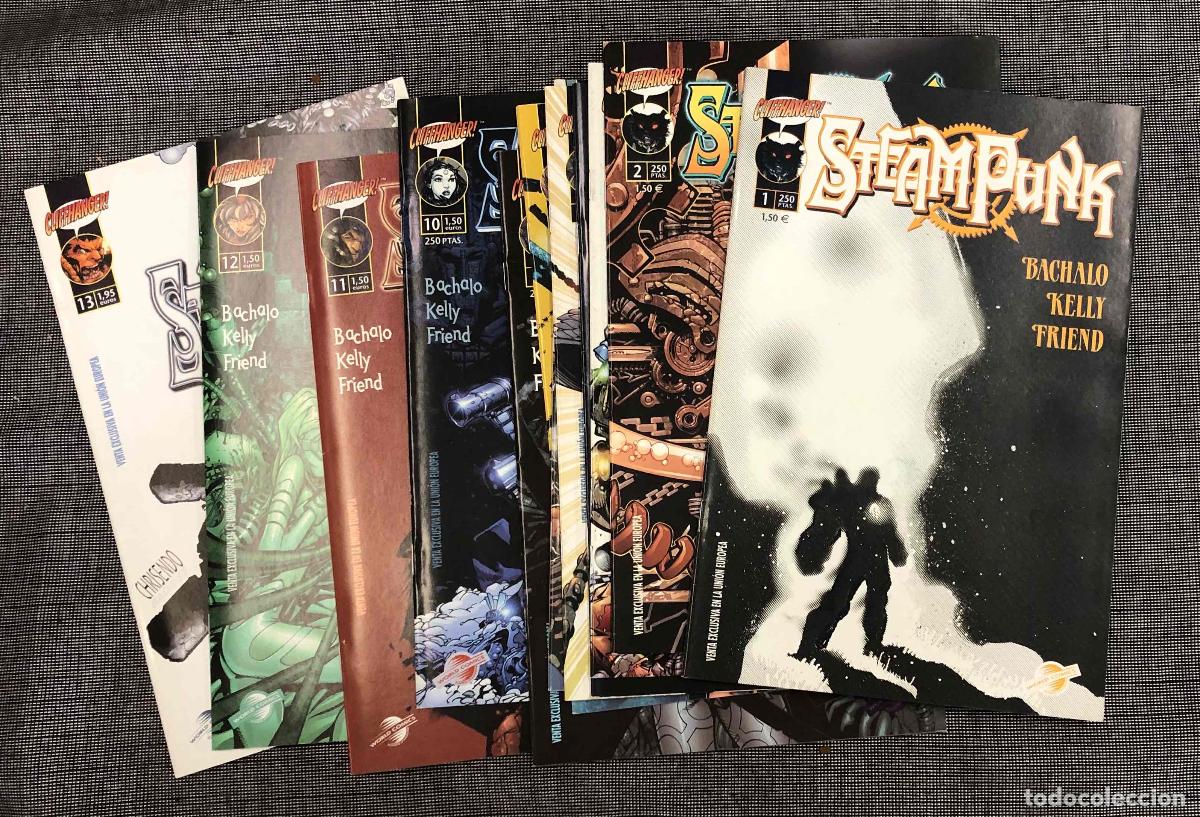 C&oacute;mics: STEAMPUNK N&ordm; 1 AL 8 Y 10 AL 13. CASI COMPLETA. SOLO FALTA EL N&ordm; 9. PLANETA 2001