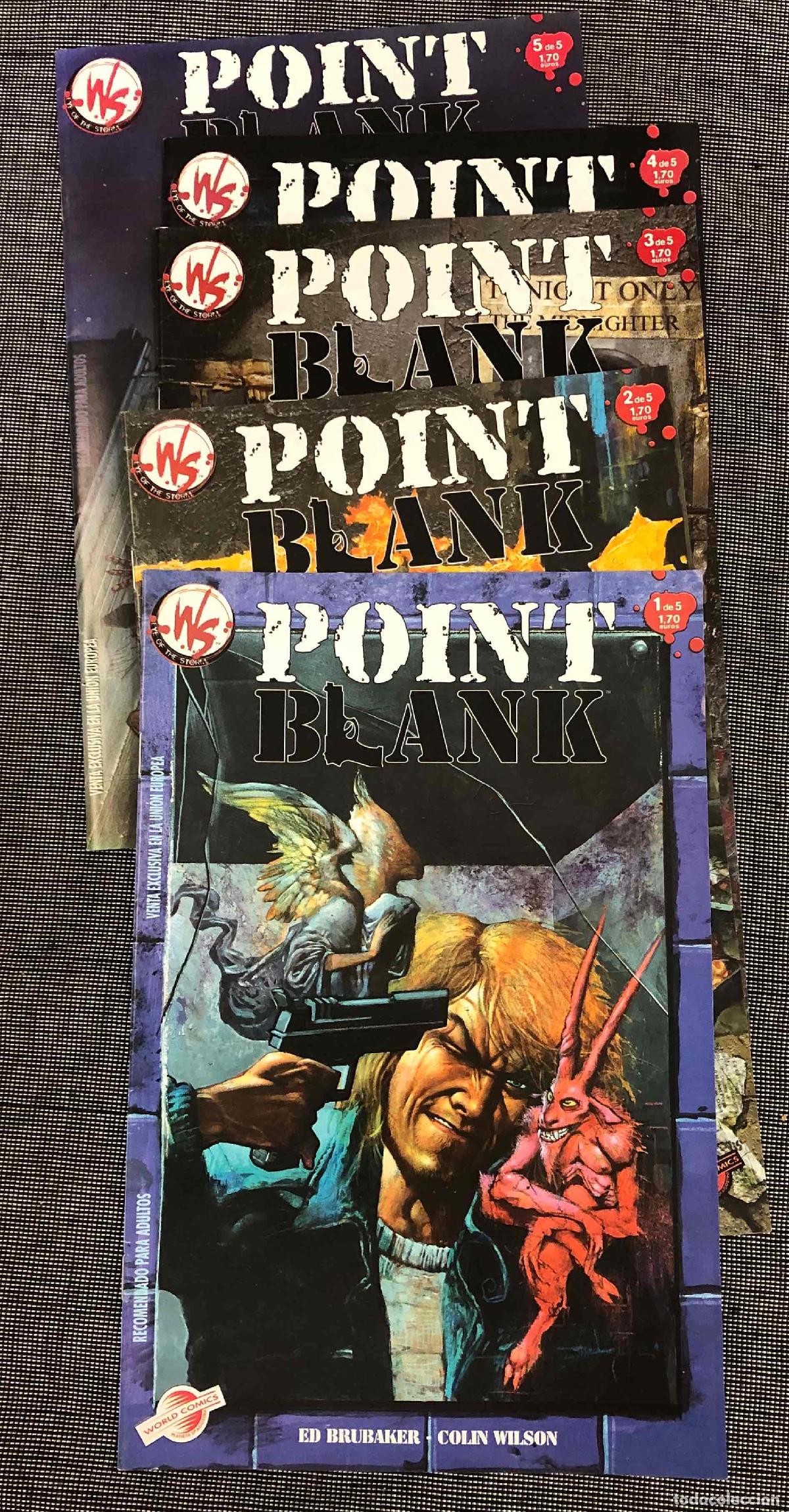 C&oacute;mics: POINT BLANK N&ordm; 1 AL 5, SERIE COMPLETA. PLANETA 2003