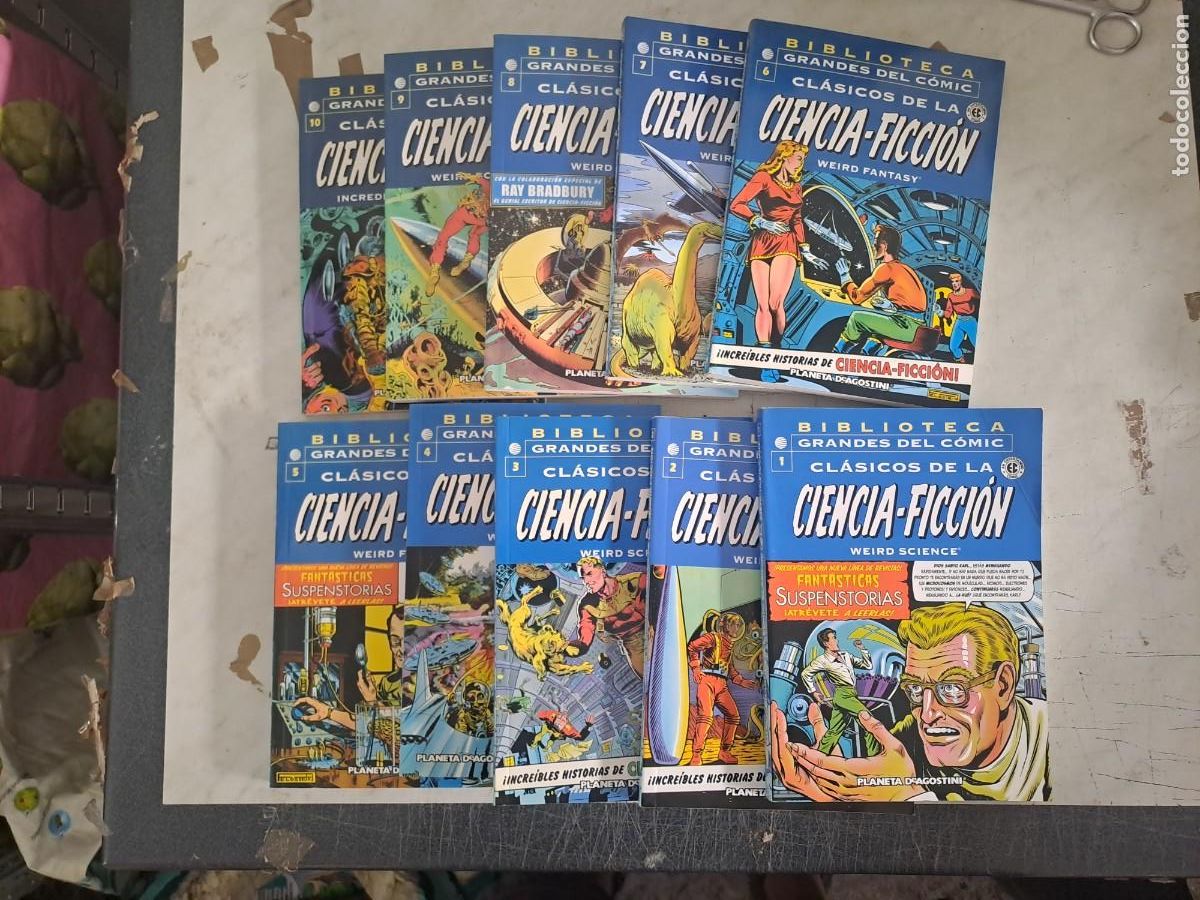 C&oacute;mics: Biblioteca grandes del comic ciencia ficci&oacute;n completa 10 n&uacute;meros, Planeta muy buen estado bolsa DA