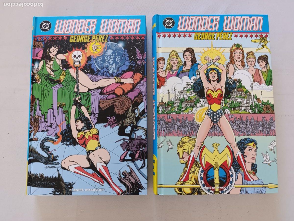 C&oacute;mics: WONDER WOMAN COMPLETA - TOMOS 1 Y 2 (01 Y 02) - GEORGE PEREZ - PLANETA (356A)
