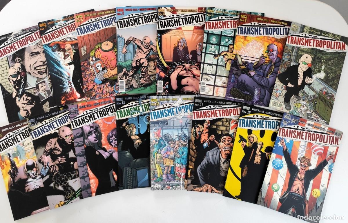 C&oacute;mics: TRANSMETROPOLITAN (Warren Ellis & Darick Robertson) # 1 A 16 (de 20) ~ VERTIGO/DC/ PLANETA (2006)