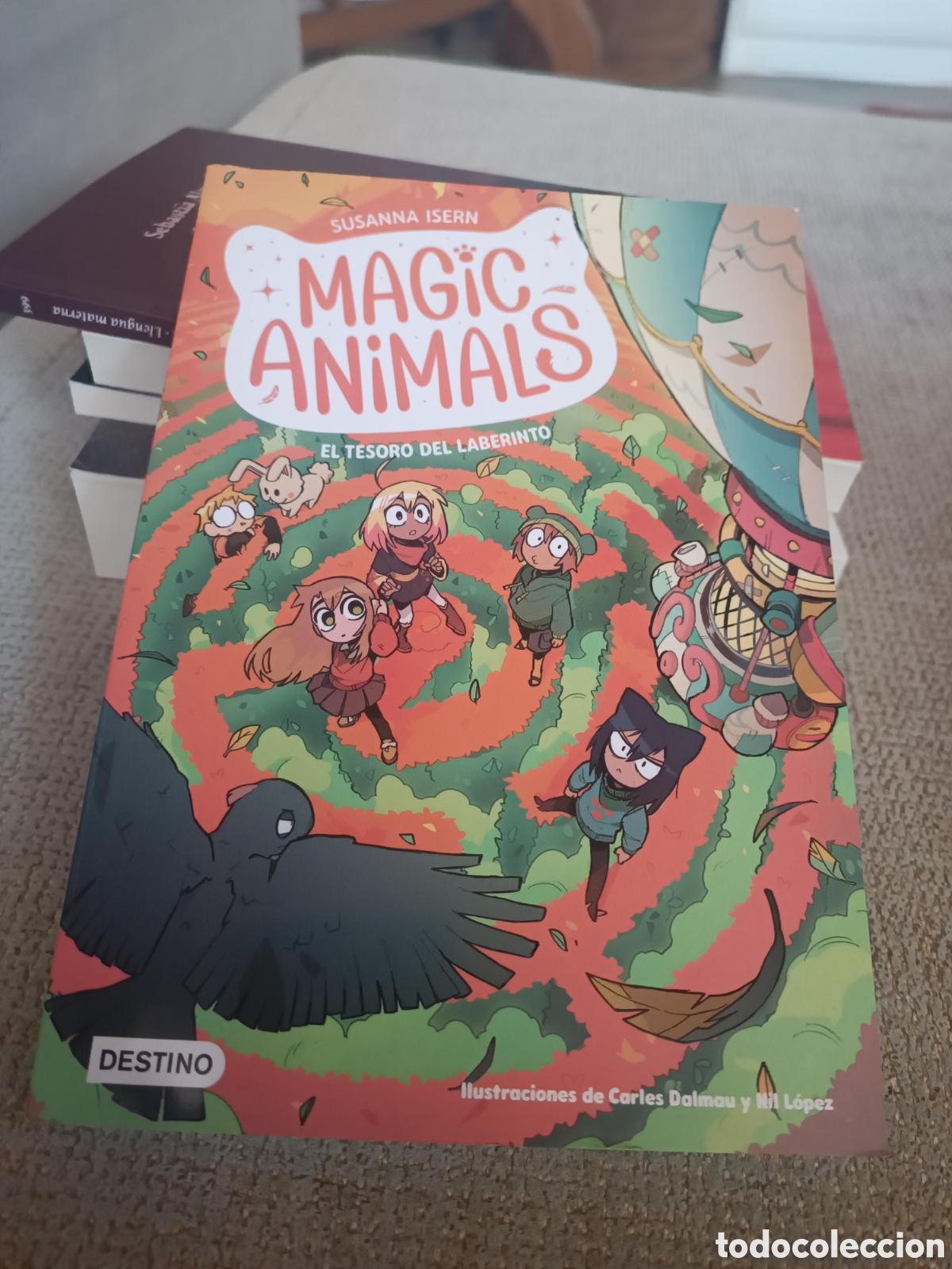 C&oacute;mics: Magic animals el tesoro del laberinto Susanna isern destino ilustraciones Carles dalmau nil lopez