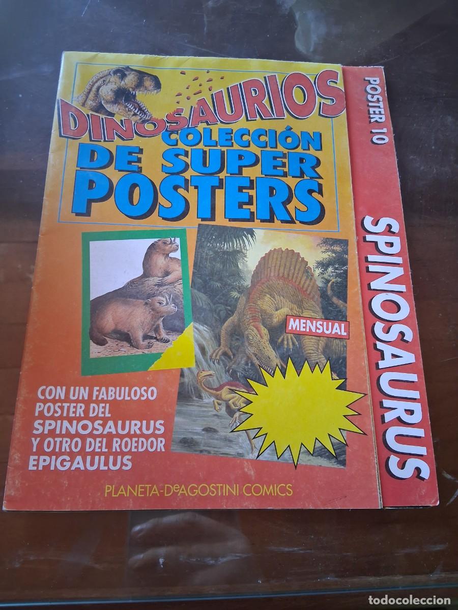 C&oacute;mics: Dinosaurios Poster Spinosaurus 81x56cm Planeta DeAgostini Coleccion Super posters n&ordm; 10 Dinosaurio