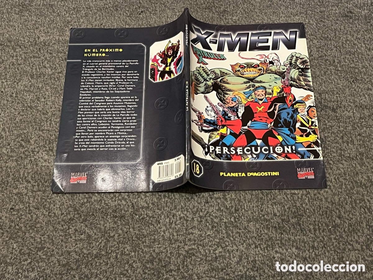 Comics : X-MEN / LA PATRULLA X N&ordm; 18. &iexcl;Persecuci&oacute;n! Marvel Comics. Planeta DeAgostini