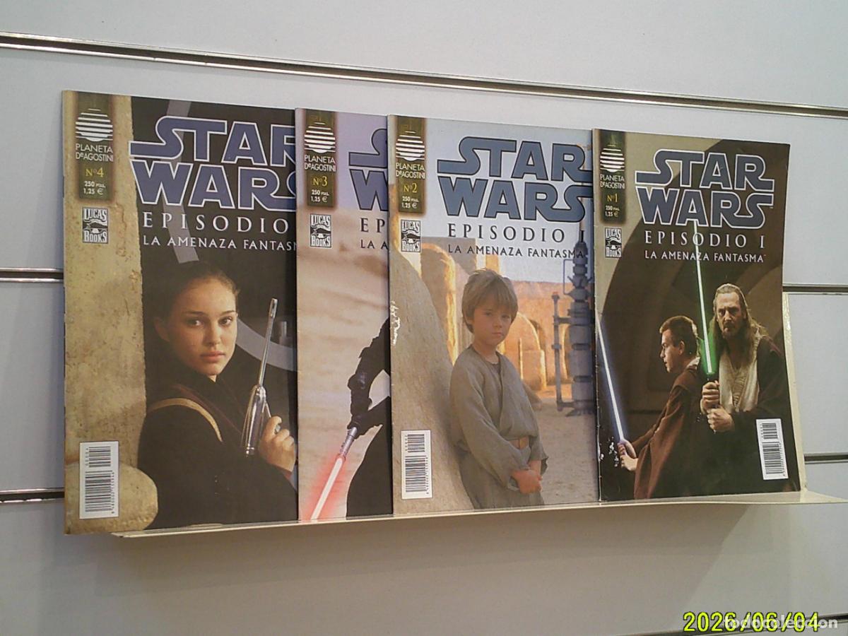 C&oacute;mics: STAR WARS EPISODIO I LA AMENAZA FANTASMA COMPLETA 4 NUMEROS - PLANETA