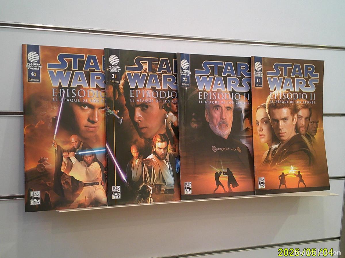 C&oacute;mics: STAR WARS EPISODIO II EL ATAQUE DE LOS CLONES COMPLETA 4 NUMEROS - PLANETA