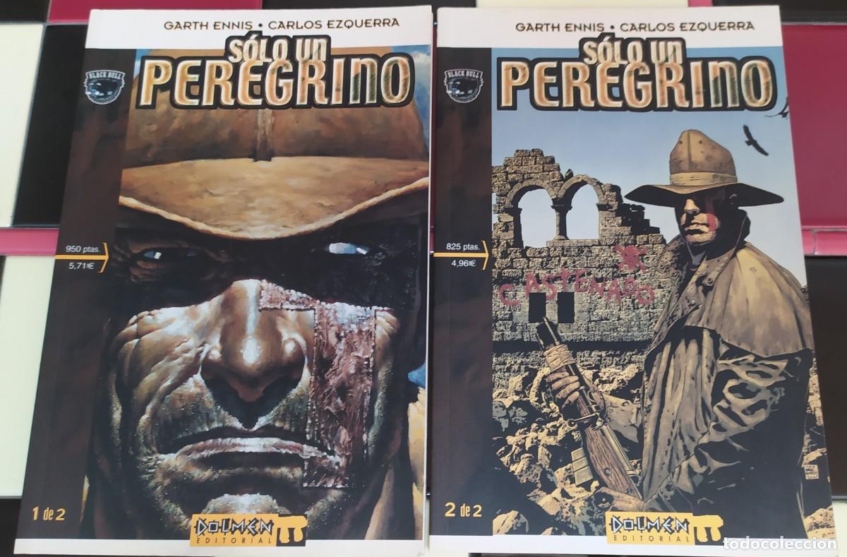 C&oacute;mics: Solo un peregrino . Garth Ennis y Carlos Ezquerra (2 comics. Dolmen editorial. Completa)