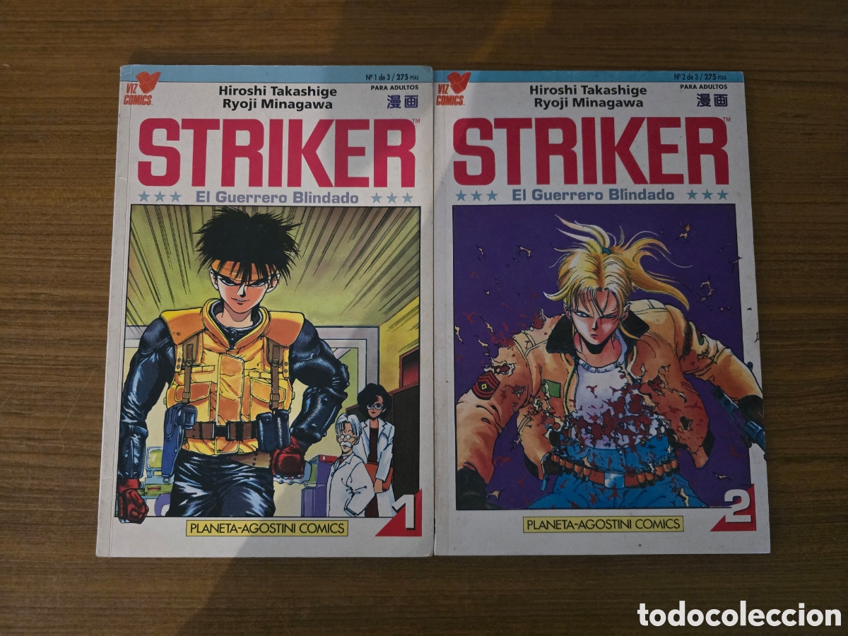 Comics: STRIKER,EL GUERRERO BLINDADO,NUMEROS 1 Y 2,(VIZ COMICS-PLANETA AGOSTINI COMICS)