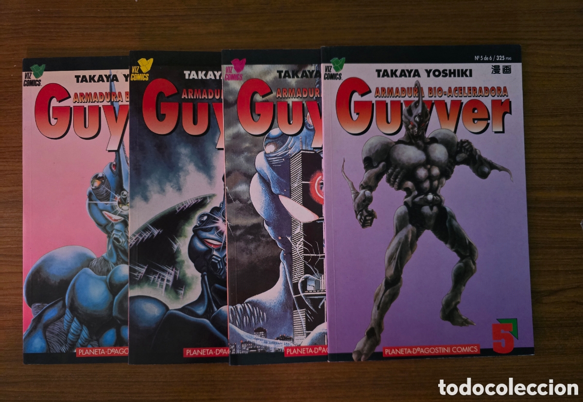 C&oacute;mics: GUYVER,4 EJEMPLARES DE 6,(VIZ COMICS-PLANETA DEAGOSTINI COMICS)