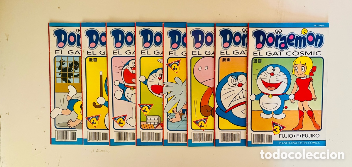 C&oacute;mics: DORAEMON EL GAT COSMIC, 8 N&Uacute;MEROS DE 12, (PLANETA DE AGOSTINI)