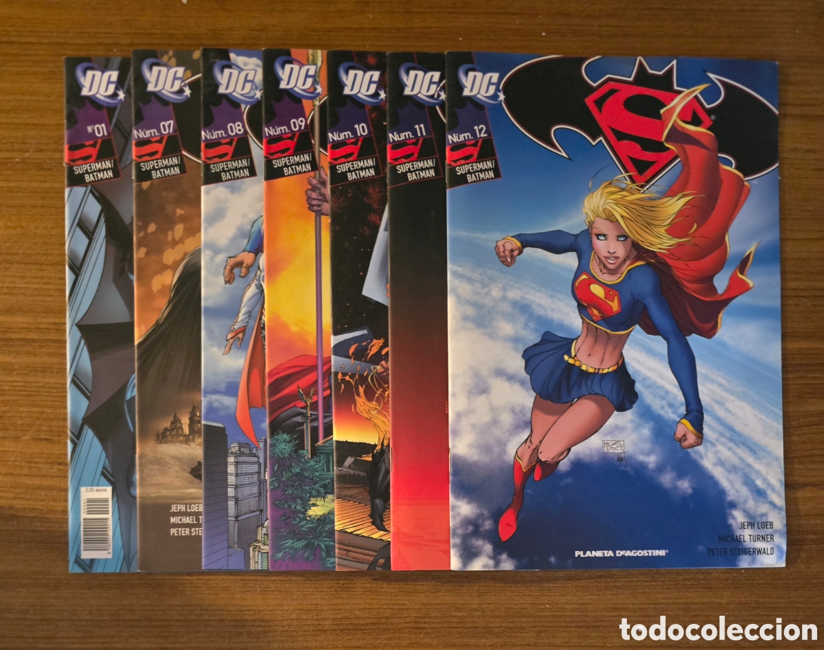 C&oacute;mics: SUPERMAN-BATMAN,LOTE 7 EJEMPLARES,(DC-PLANETA DEAGOSTINI)