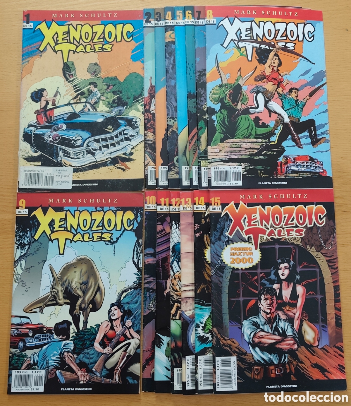 C&oacute;mics: XENOZOIC TALES 1 A 15 (COMPLETA). Mark Schulzt. Planeta