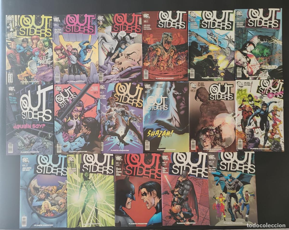 C&oacute;mics: OTUSIDERS VOL 1 NUMEROS DEL 1 AL 14,16,17,18