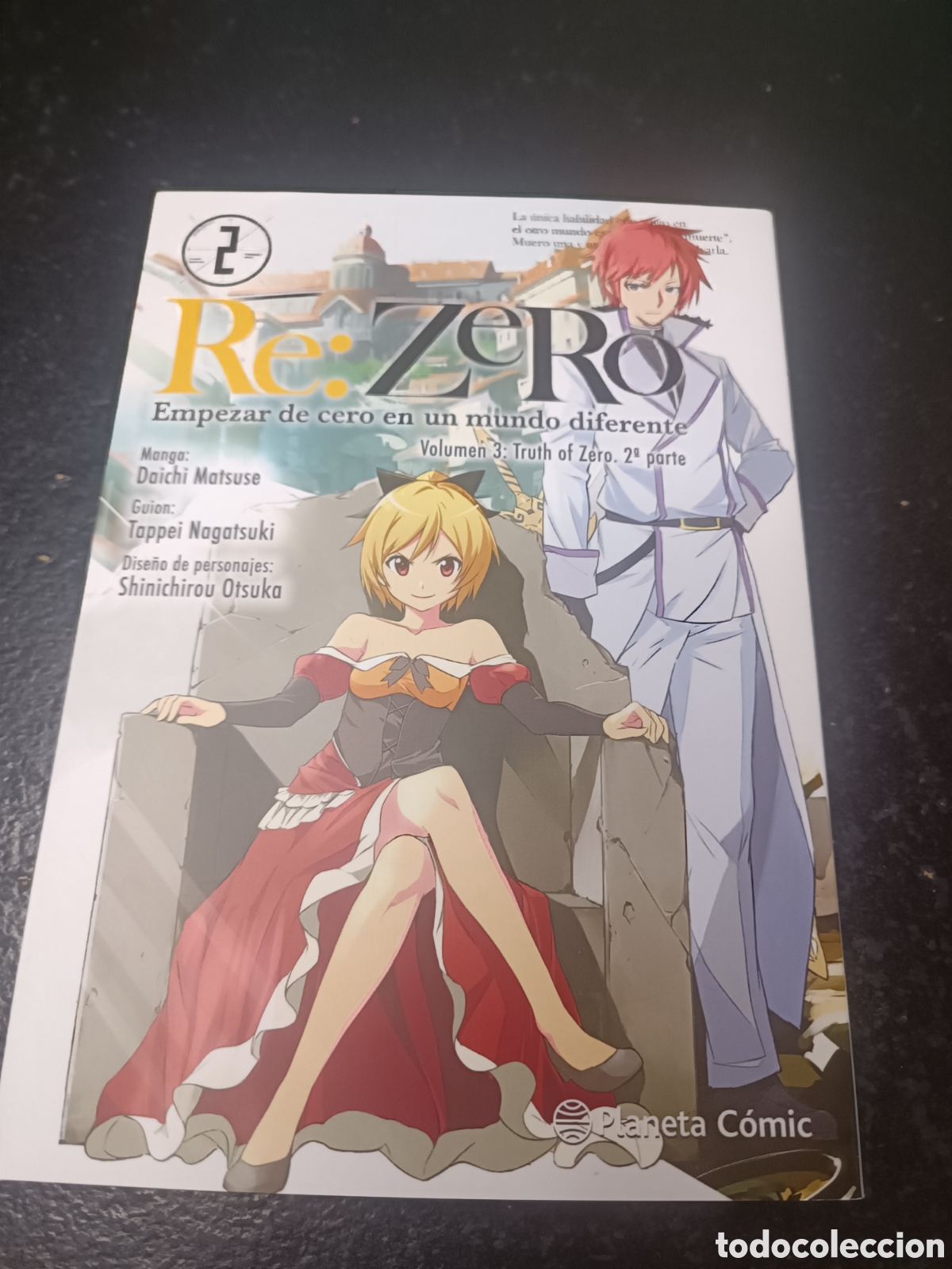 C&oacute;mics: Re zero 2 planeta c&oacute;mic vol 3 truth Of zero 2 parte empezar de cero manga