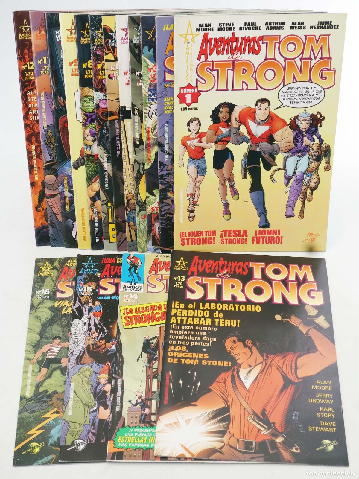 C&oacute;mics: ABC COMICS. AVENTURAS DE TOM STRONG 1 A 16. COMPLETA. Planeta, 2003