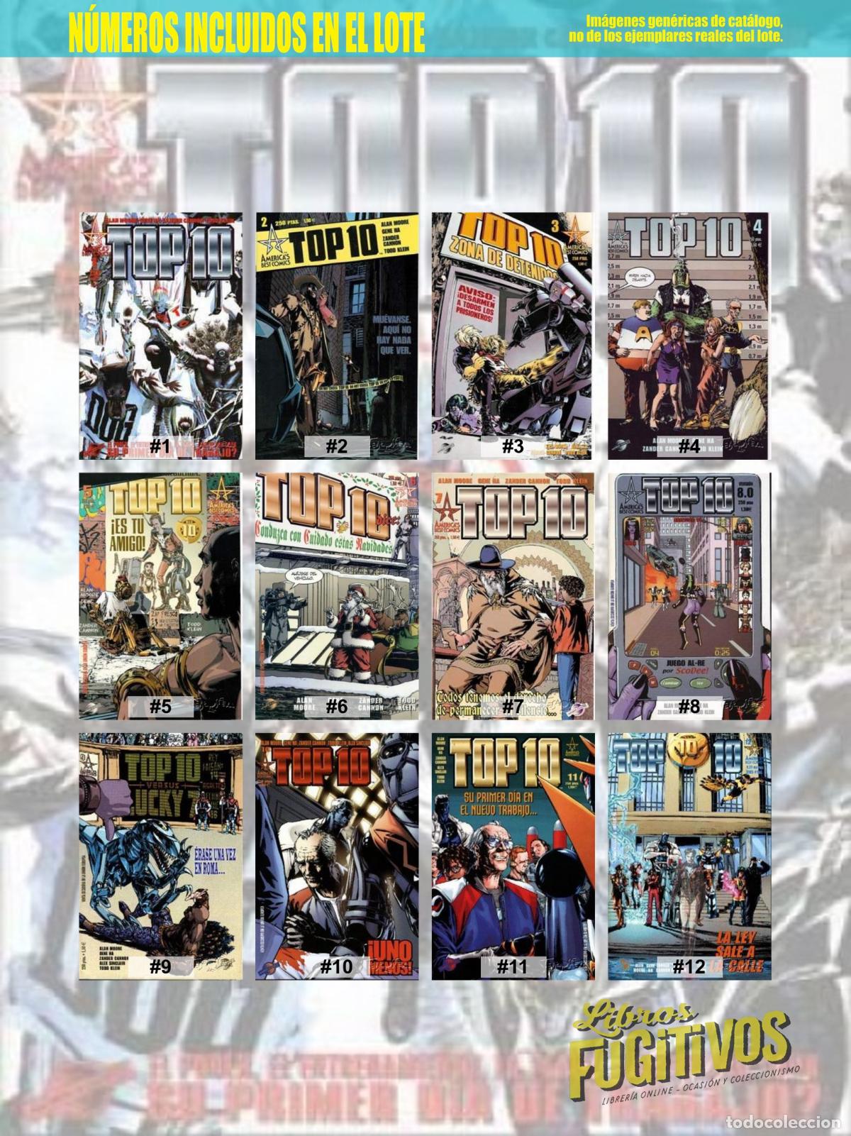 C&oacute;mics: ABC COMICS. TOP 10 1 A 12. COMPLETA. Planeta, 2000 - Foto 3
