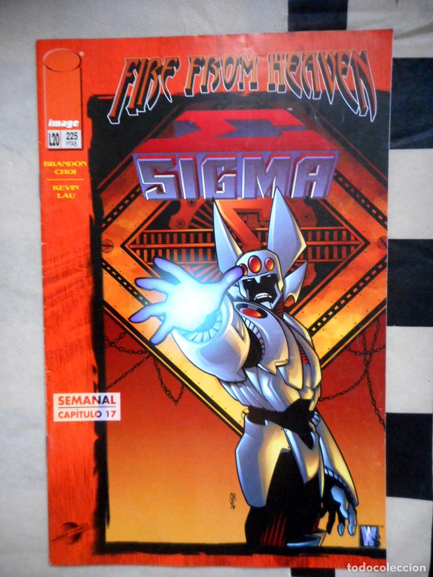 C&oacute;mics: FIRE FROM HEAVEN N&ordm;17 SIGMA (PLANETA-JULIO 1998) BRANDON CHOI - KEVIN LAU