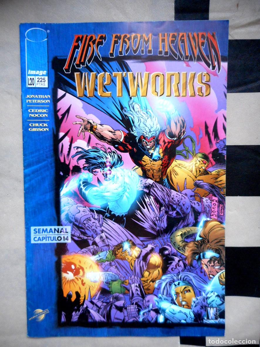 C&oacute;mics: FIRE FROM HEAVEN N&ordm;14 WETWORKS (PLANETA-ABRIL 1998) JONATHAN PETERSON - CEDRIC NOCON