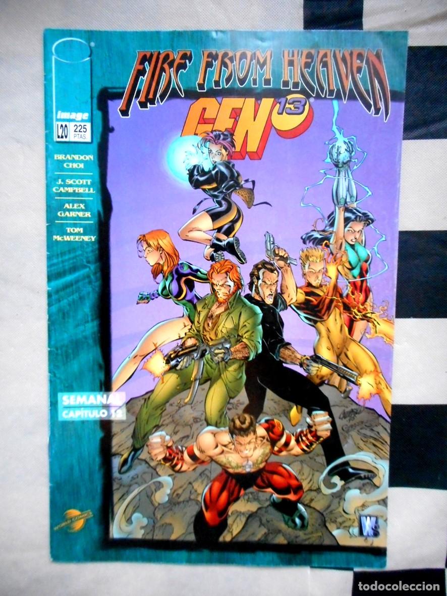 C&oacute;mics: FIRE FROM HEAVEN N&ordm;12 GEN 13 (PLANETA-FEBRERO 1998) BRANDON CHOI - J.SCOTT CAMPBELL
