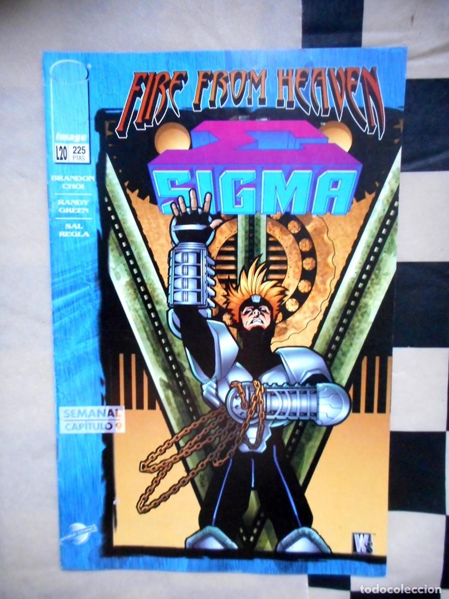 C&oacute;mics: FIRE FROM HEAVEN N&ordm;9 SIGMA (PLANETA-NOVIEMBRE 1997) BRANDON CHOI - RANDY GREEN