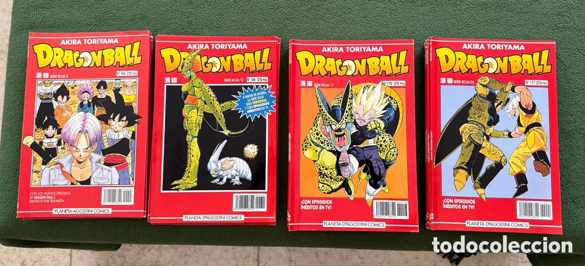 Comics: Lote c&oacute;mic Dragon Ball / Bola de Drag&oacute;n Serie Roja (24 n&uacute;meros) - Ed Planeta