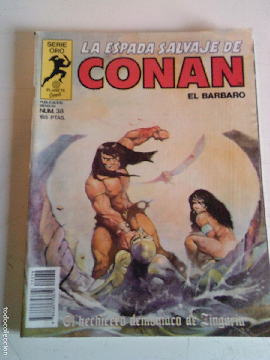 C&oacute;mics: La espada salvaje de Conan el Barbaro Serie oro Planeta n&ordm; 38 El Hechicero demon&iacute;aco