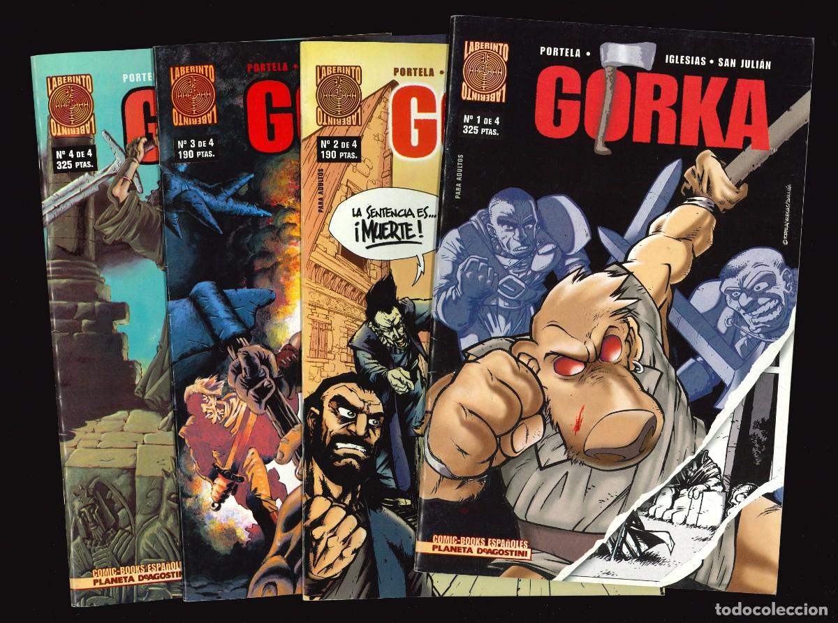 C&oacute;mics: GORKA - PLANETA-DEAGOSTINI / COLECCI&Oacute;N COMPLETA (4 N&Uacute;MEROS)
