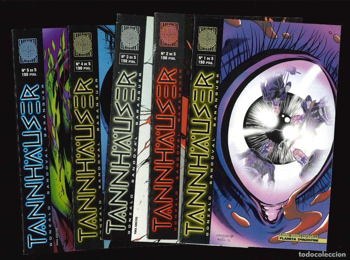 C&oacute;mics: TANNHAUSER - PLANETA-DEAGOSTINI / COLECCI&Oacute;N COMPLETA (5 N&Uacute;MEROS)