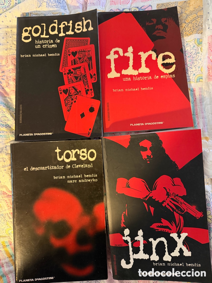 C&oacute;mics: Lote Bendis: Torso + Jinx + Goldfish + Fire