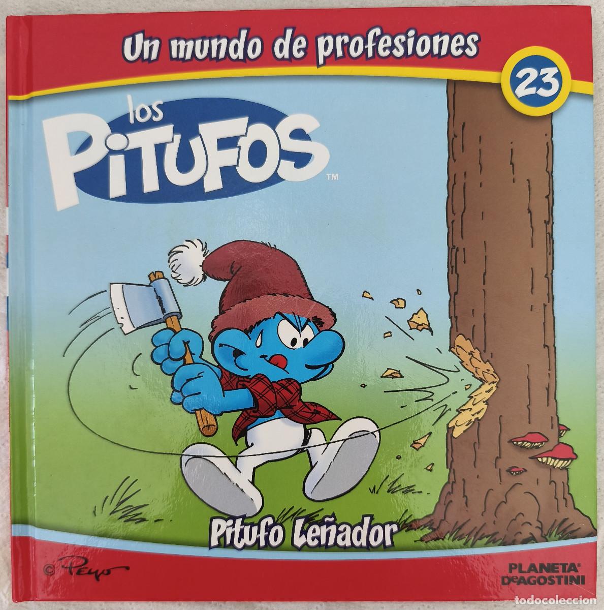 Comics: LOS PITUFOS - Un mundo de profesiones No 23 Pitufo Le&ntilde;ador - Planeta De Agostini