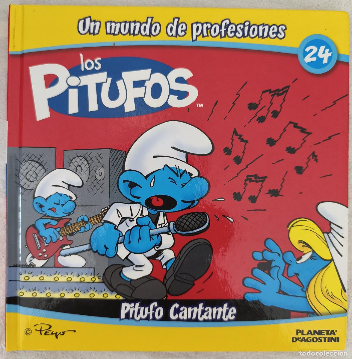 Comics: LOS PITUFOS - Un mundo de profesiones No 24 Pitufo Cantante - Planeta De Agostini