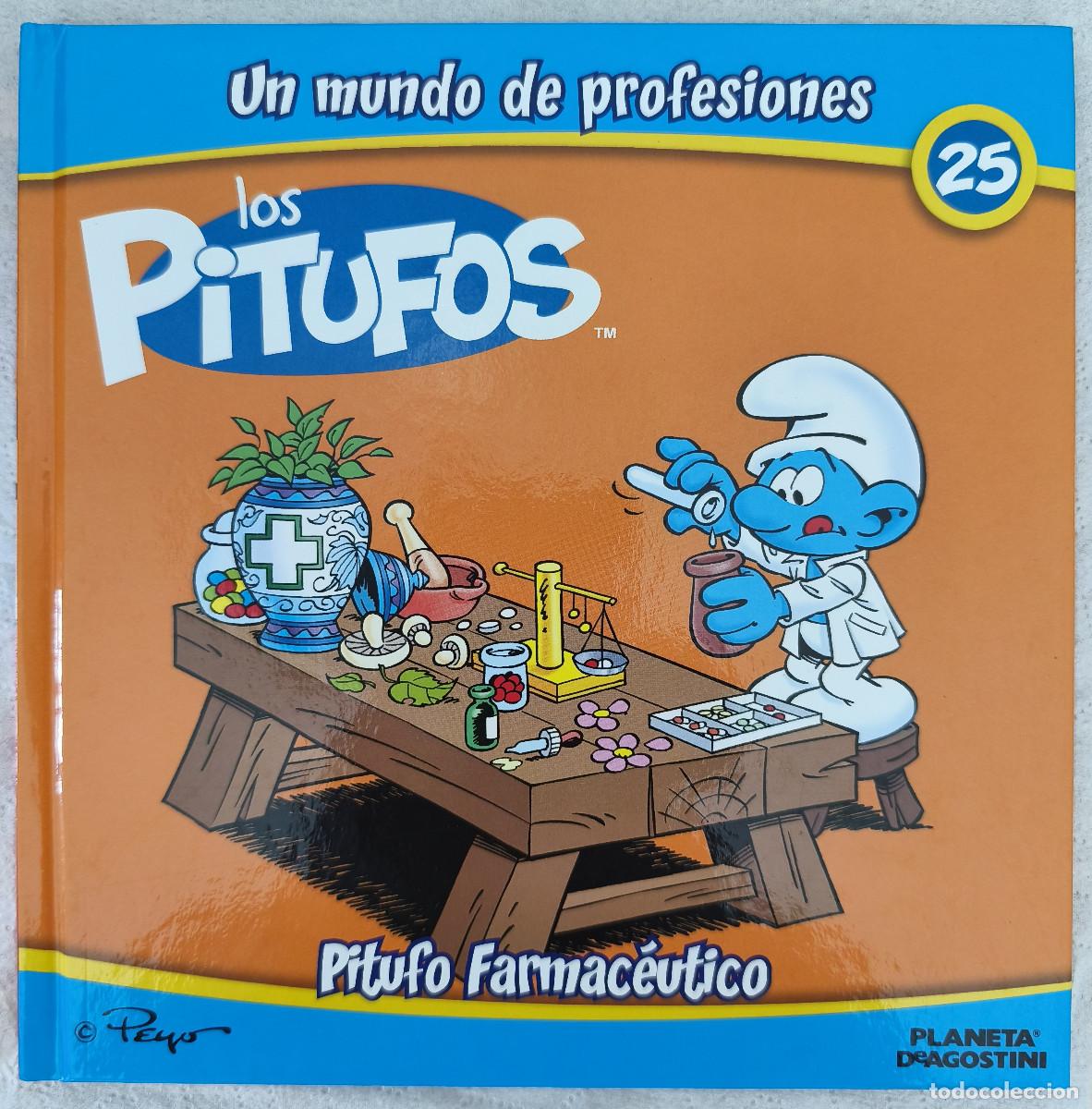 Comics: LOS PITUFOS - Un mundo de profesiones No 25 Pitufo Farmac&eacute;utico - Planeta De Agostini