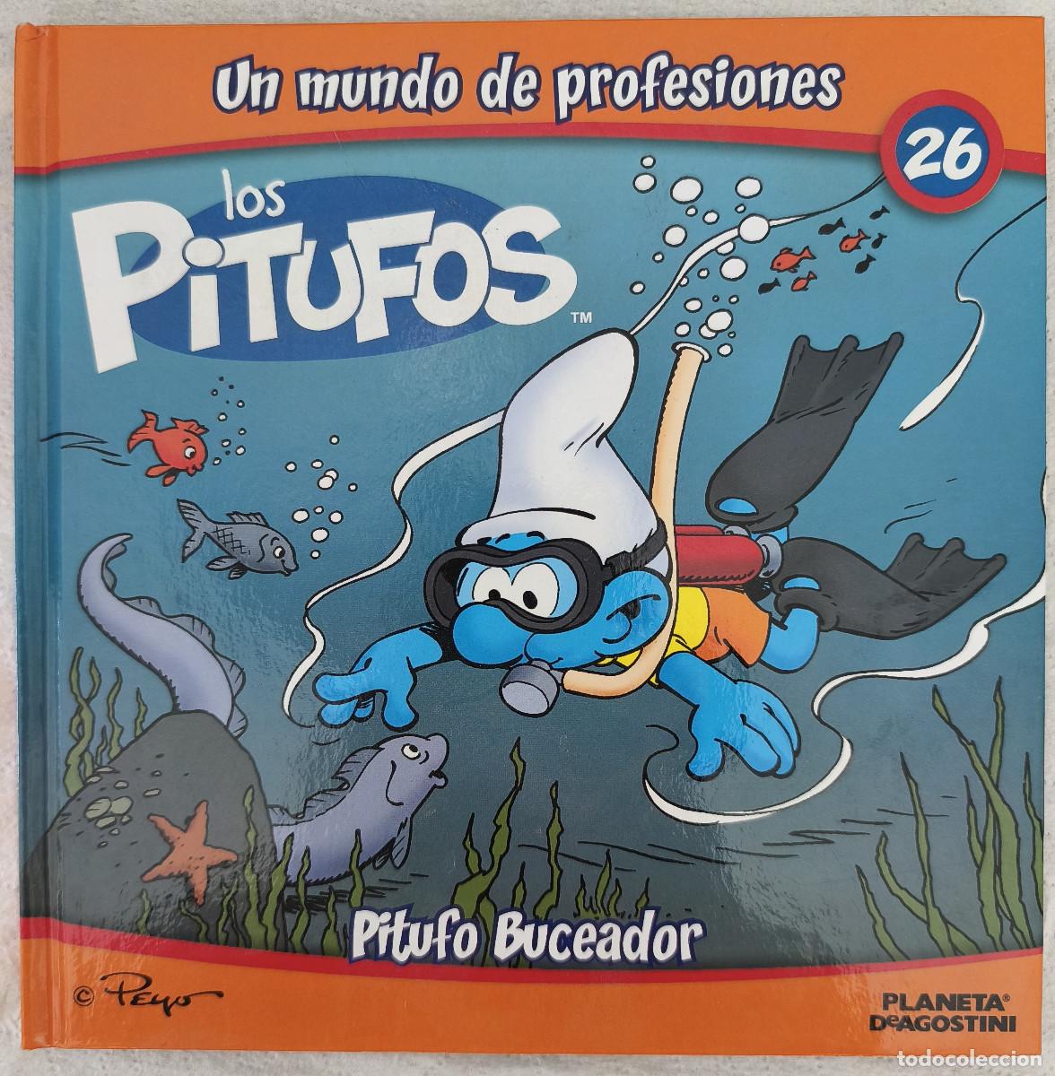 C&oacute;mics: LOS PITUFOS - Un mundo de profesiones No 26 Pitufo Buceador - Planeta De Agostini