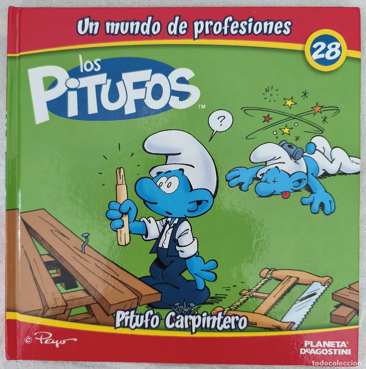 C&oacute;mics: LOS PITUFOS - Un mundo de profesiones No 28 Pitufo Carpintero - Planeta De Agostini