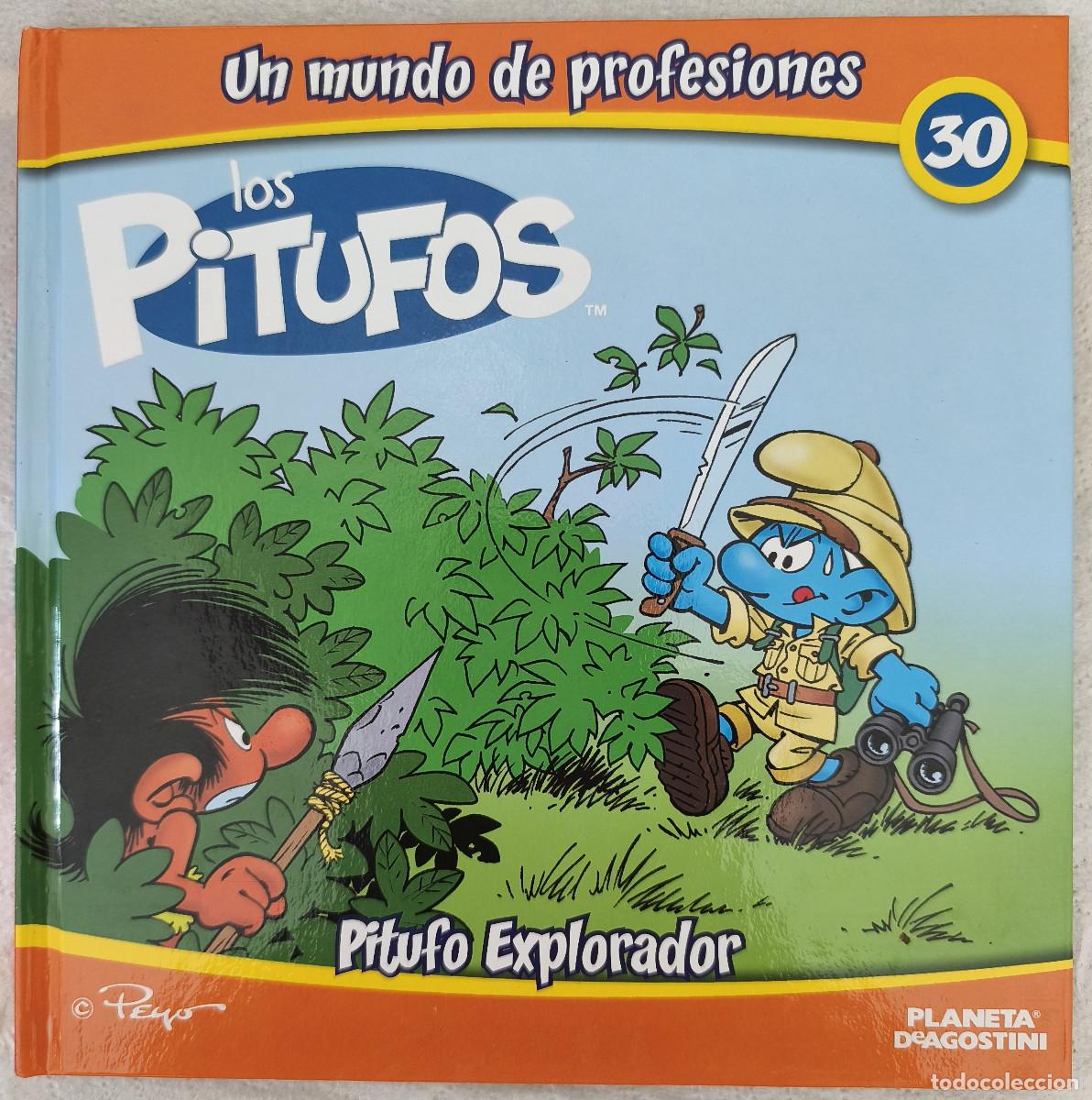 C&oacute;mics: LOS PITUFOS - Un mundo de profesiones No 30 Pitufo Explorador - Planeta De Agostini