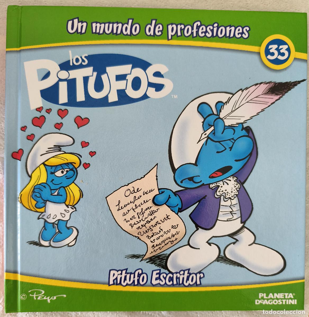 C&oacute;mics: LOS PITUFOS - Un mundo de profesiones No 33 Pitufo Escritor - Planeta De Agostini