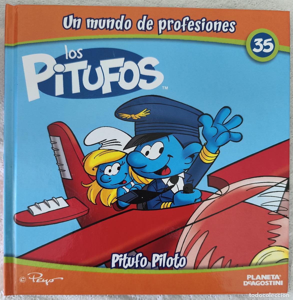 C&oacute;mics: LOS PITUFOS - Un mundo de profesiones No 35 Pitufo Piloto - Planeta De Agostini