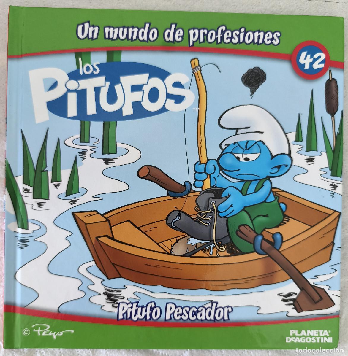 Comics : LOS PITUFOS - Un mundo de profesiones No 42 Pitufo Pescador - Planeta De Agostini