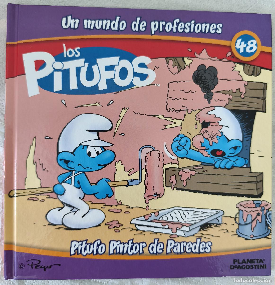 Comics: LOS PITUFOS - Un mundo de profesiones No 48 Pitufo Pintor de Paredes - Planeta De Agostini
